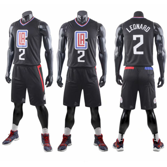 LEONARD Jerseys #2 Basketball Uniform Leonard Shirt and Shorts