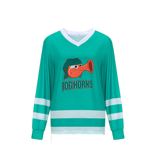 Inside Out 2 Riley Andersen Costume Ice Hockey Long Sleeve Shirt Fog Horns Sweatshirt