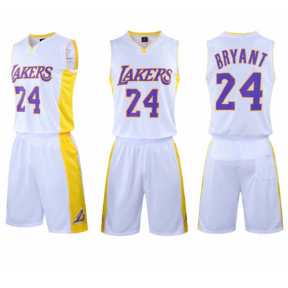 Kids and Adults KOBE #24 Basketball Jersey Star-matched Uniform Shirts and Shorts