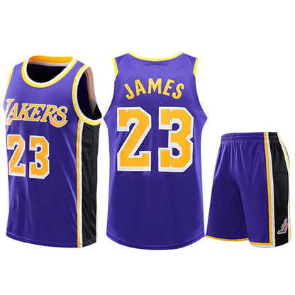 Kids/Adult JAMES No 23 Jersey Basketball Uniform Top and Shorts