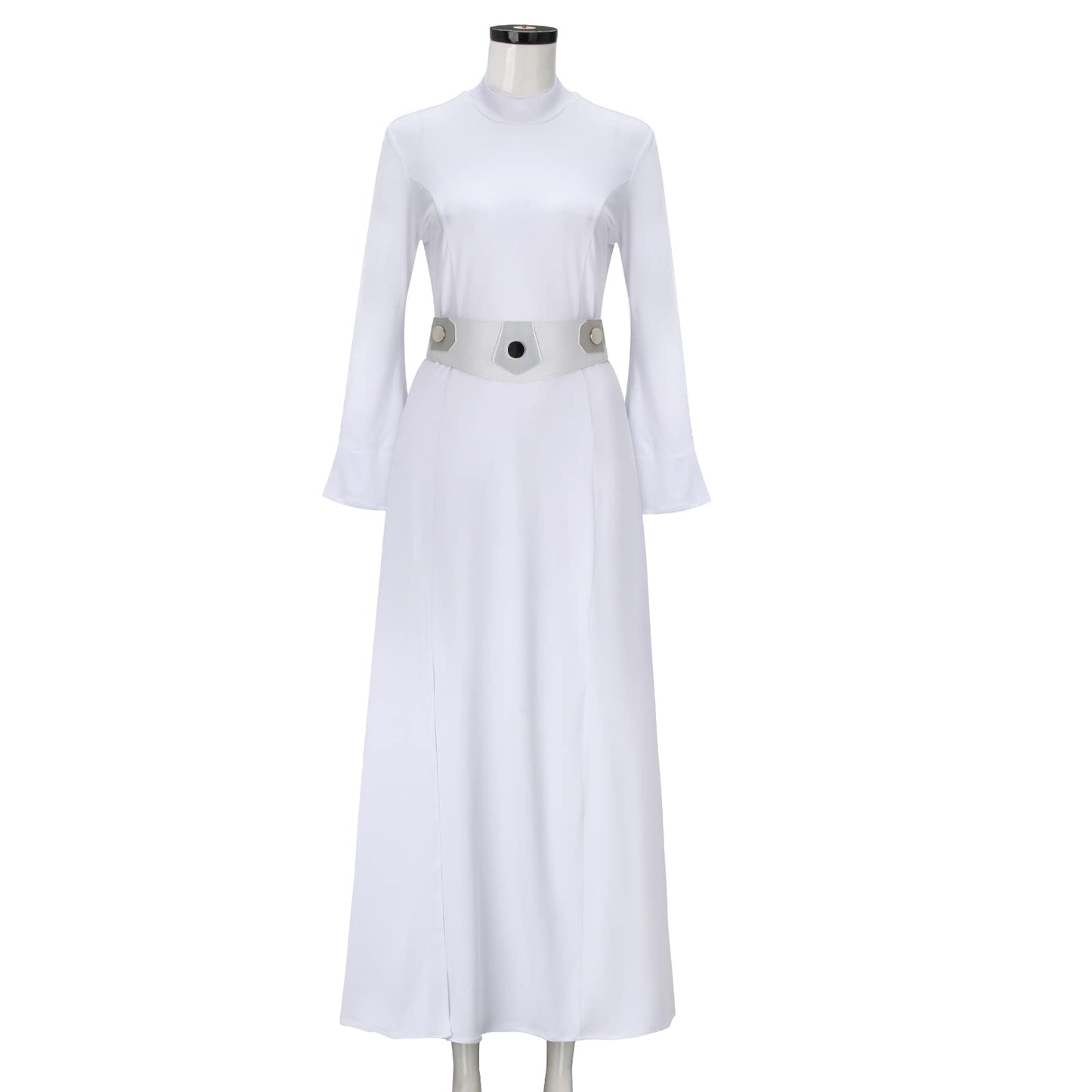 Adult Leia Costume Female Leia White Princess Dress for Halloween Party