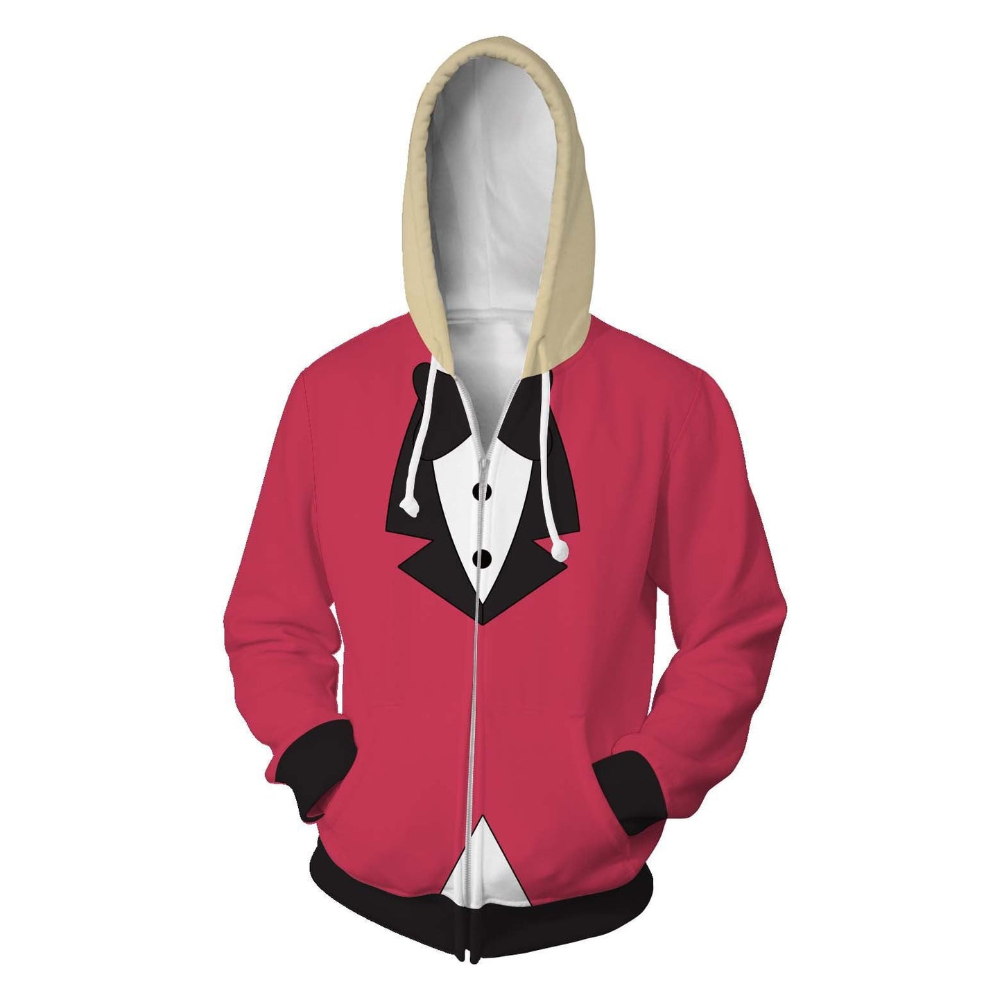 Adult Hazbin Hotel Hoodies Cosplay Alastor Angel Dust Coplay Sweatshirts Charlie Lucifer Pullover