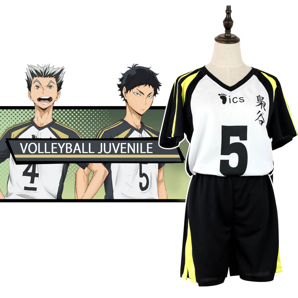 Sports Costumes Uniform Aoba Johsai High School Volleyball Shirt Shorts