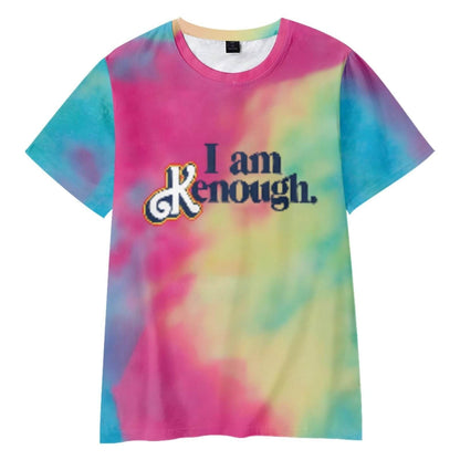 I Am Kenough Hoodie Tie-Dye Green Shirts Movie  Ryan Gosling Cosplay Daily Wear Top and Bottom