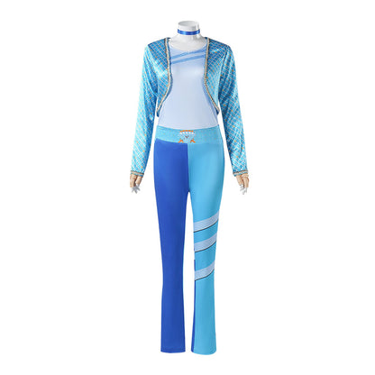 Women Chloe Charming Costume Tops Pants Sweatshirt Gloves and Nechlace Full Set