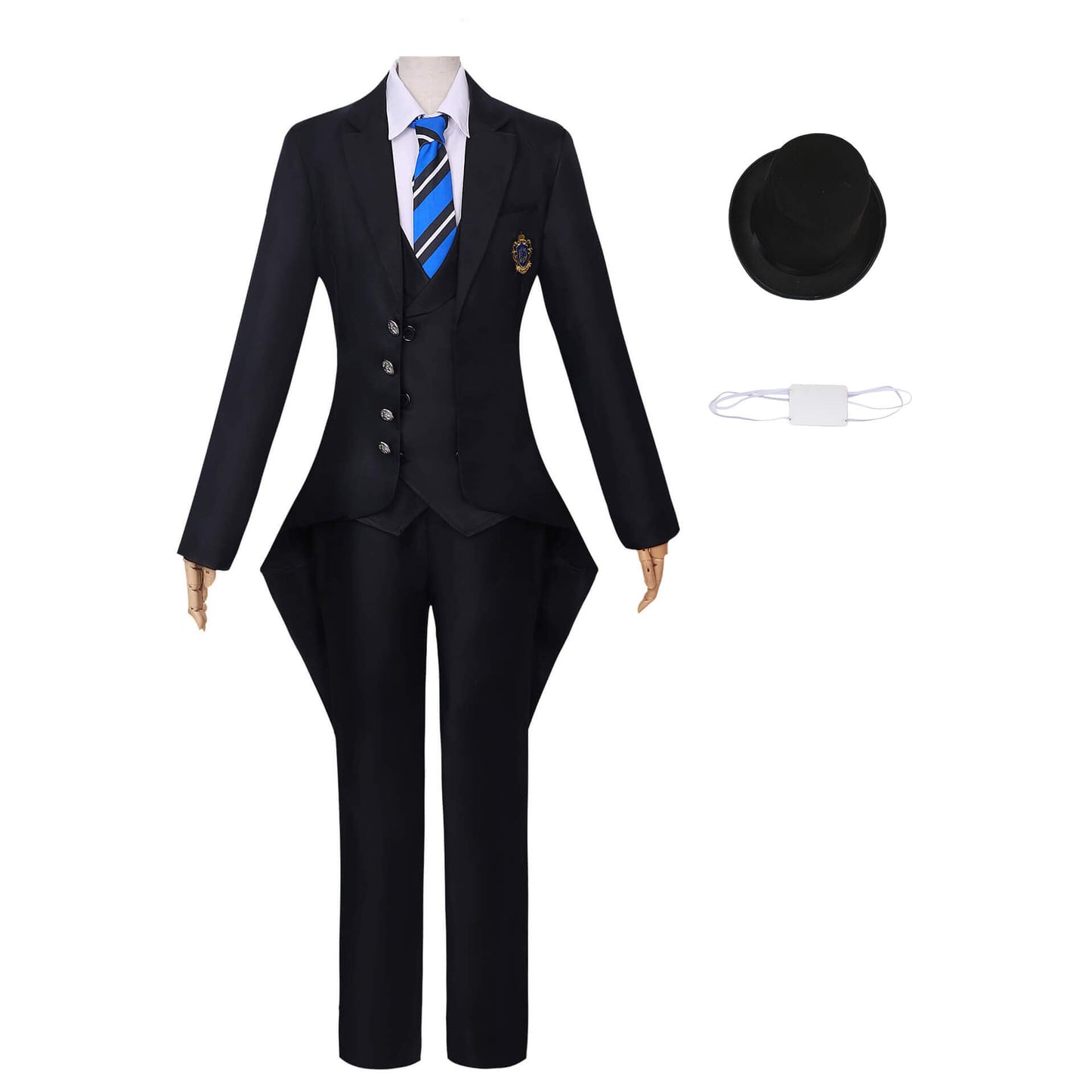 Adult Ciel Phantomhive Costume Black Uniform Suit Cosplay Outfit