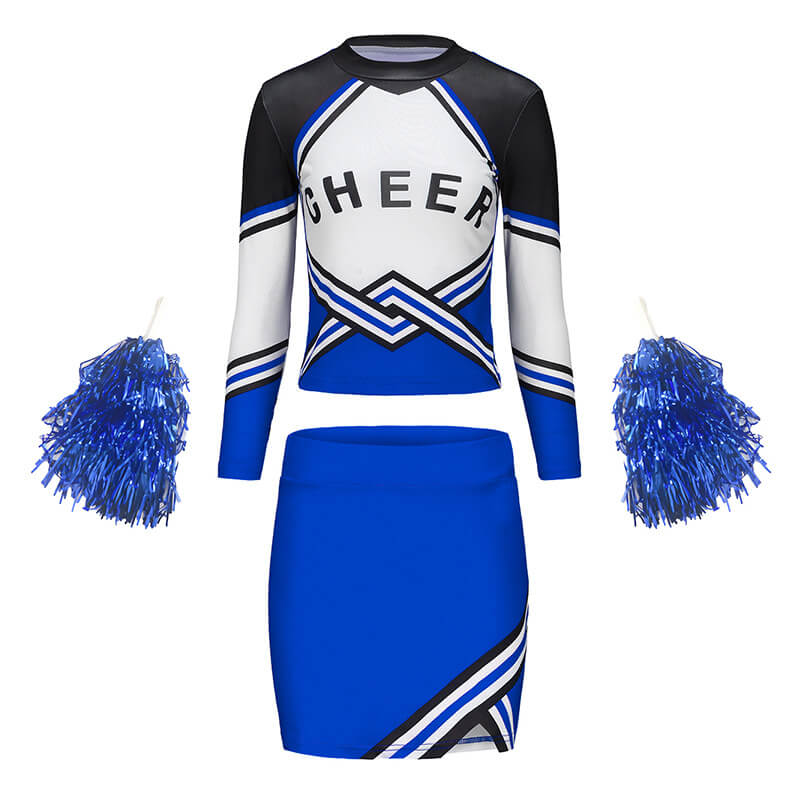 Girls Cheerleader Uniform Custom Cheer Outfit for High School Cheerleading