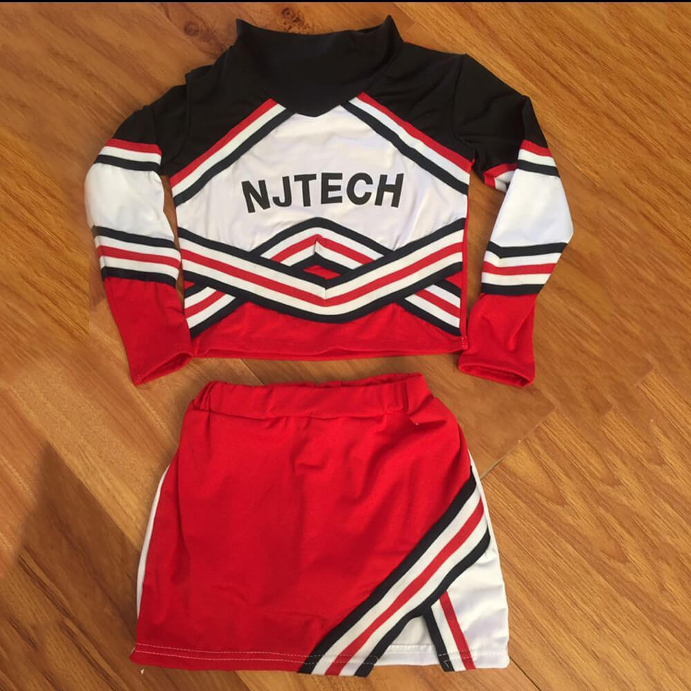 Girls Cheerleader Uniform Custom Cheer Outfit for High School Cheerleading