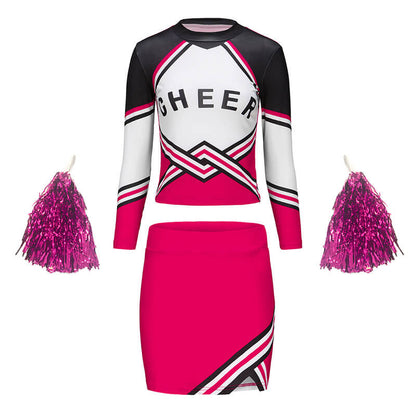 Girls Cheerleader Uniform Custom Cheer Outfit for High School Cheerleading