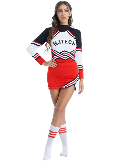 Girls Cheerleader Uniform Custom Cheer Outfit for High School Cheerleading