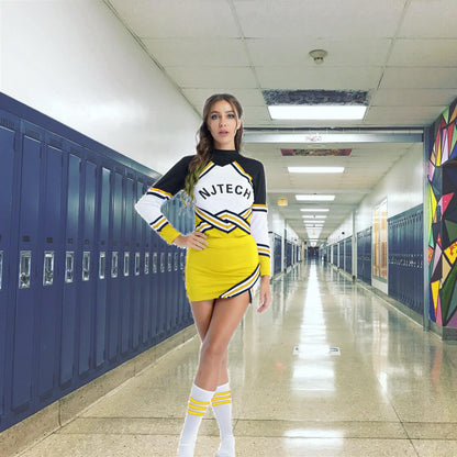 Girls Cheerleader Uniform Custom Cheer Outfit for High School Cheerleading