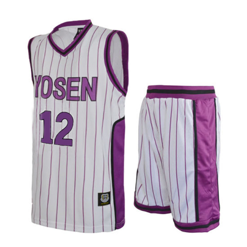 Kuroko's Basketball Cosplay Jersey Yosen 9 Murasakibara Atsushi 12 Costume Uniform