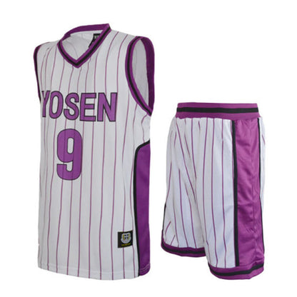 Kuroko's Basketball Cosplay Jersey Yosen 9 Murasakibara Atsushi 12 Costume Uniform