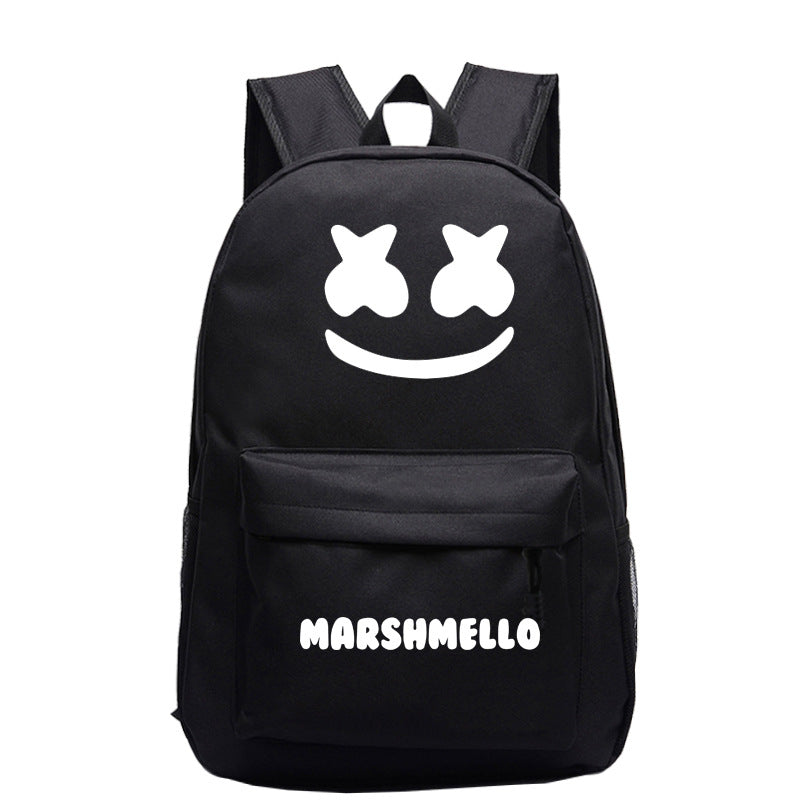 DJ Marshmallow Backpack Kids Bookbag Outdoors Hiking Camping Traveling Backpack