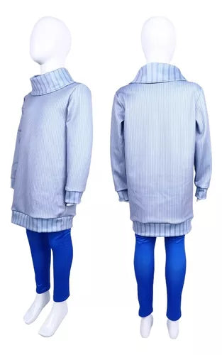 Kids Inside Out Sadness Costume Party Cosplay Tunic and Pants Halloween Costumes