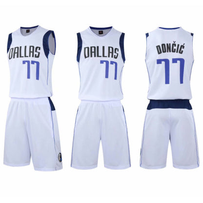 DONCIC #77 Kids and Adult Basketball Jersey Quick Drying Breathable Uniform