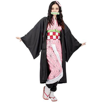 Tanjiro Nezuko Costumes Shinobu Zenitsu Cosplay Outfits Halloween Kyojuro Costumes