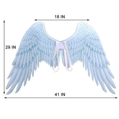 Hazbin Emily Cosplay Costume Seraphim Dress Outfit Halloween Angel Halo Wing Women Fancy Uniform