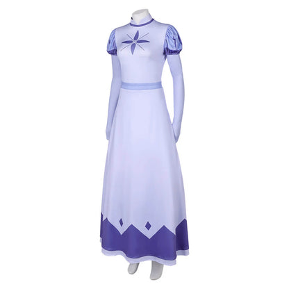 Hazbin Emily Cosplay Costume Seraphim Dress Outfit Halloween Angel Halo Wing Women Fancy Uniform