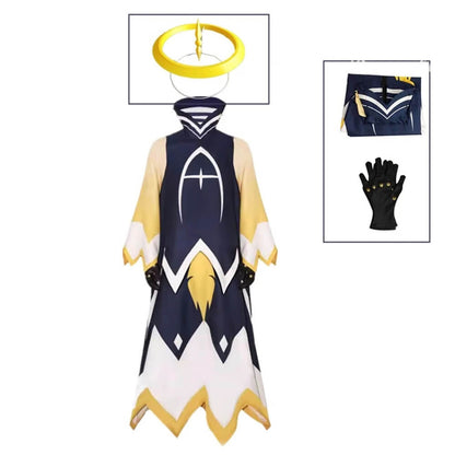 Adam Extermination Attire Hazbin Hotel Cosplay Adam Costume With Halo Wing Accessories