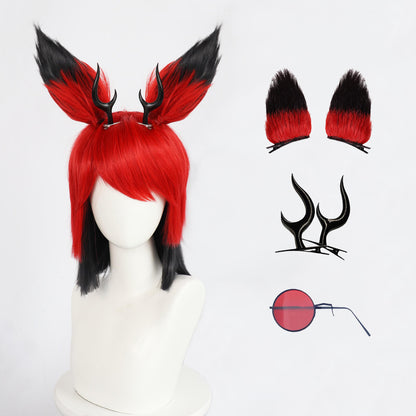 Adult Alastor Costume Hazbin Hotel Cosplay Outfit Radio Demon Cosplay Full Set for Halloween Carnival