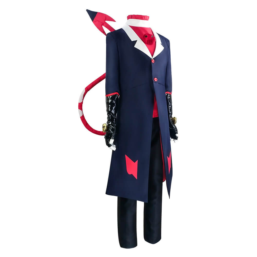 Adult Hazbin Hotel Cosplay Costume Helluva Boss Outfit Blitzo Halloween Costume Suit