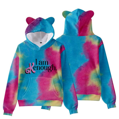 I Am Kenough Hoodie Tie-Dye Green Shirts Movie  Ryan Gosling Cosplay Daily Wear Top and Bottom