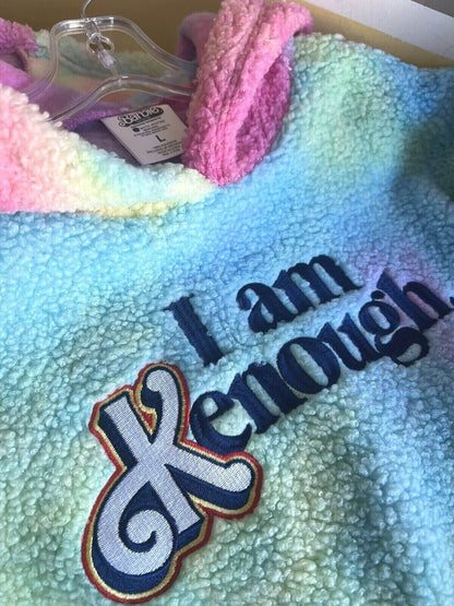 I Am Kenough Hoodie Fuzzy Men and Women Pullover Fleece Hooded Sweatshirts