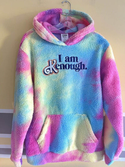 I Am Kenough Hoodie Fuzzy Men and Women Pullover Fleece Hooded Sweatshirts