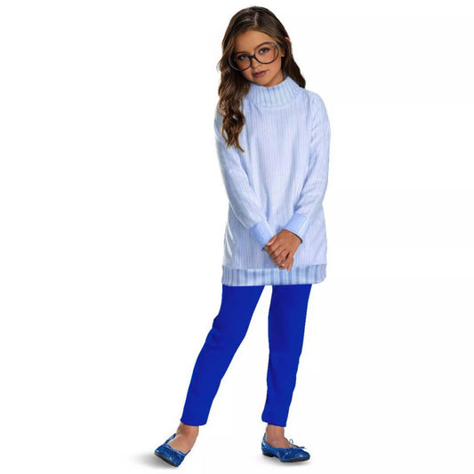Kids Inside Out Sadness Costume Party Cosplay Tunic and Pants Halloween Costumes