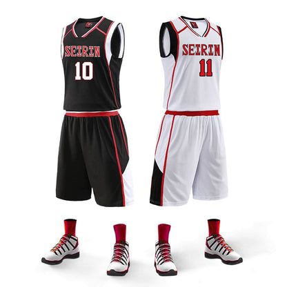 Kuroko's Basketball Jersey SEIRIN High School Basketball Uniform Cosplay Vest and Shorts