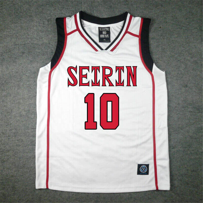 Kuroko's Basketball Jersey SEIRIN High School Basketball Uniform Cosplay Vest and Shorts