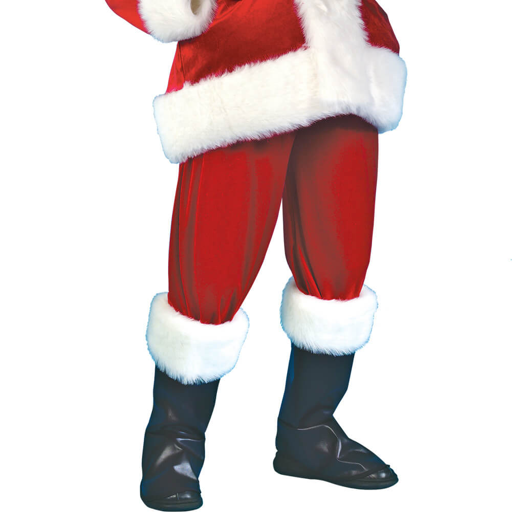 Men's Santa Claus Costume Adult Christmas Deluxe Santa Suit Set