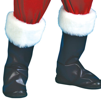 Men's Santa Claus Costume Adult Christmas Deluxe Santa Suit Set