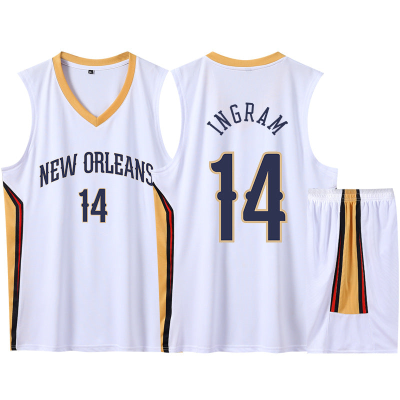 Dad And Son New Orleans Basketball Jersey Matching Birthday Gift Kids Adult Sport Outfit