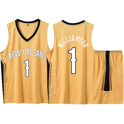 Dad And Son New Orleans Basketball Jersey Matching Birthday Gift Kids Adult Sport Outfit