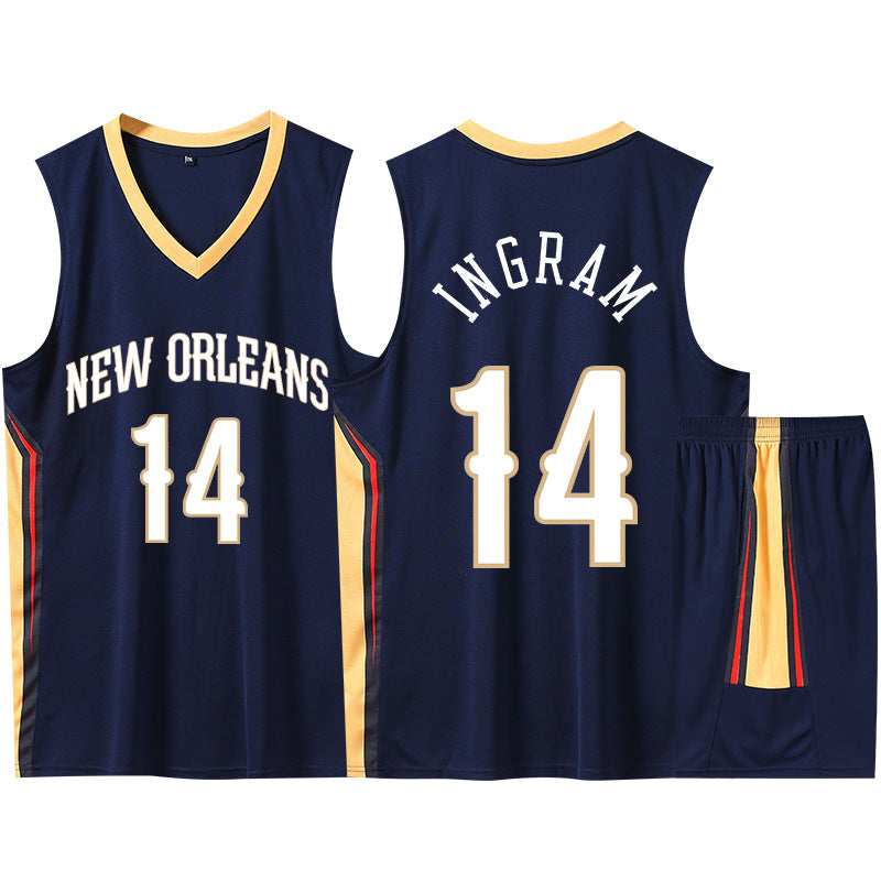 Dad And Son New Orleans Basketball Jersey Matching Birthday Gift Kids Adult Sport Outfit