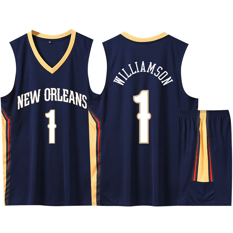 Dad And Son New Orleans Basketball Jersey Matching Birthday Gift Kids Adult Sport Outfit