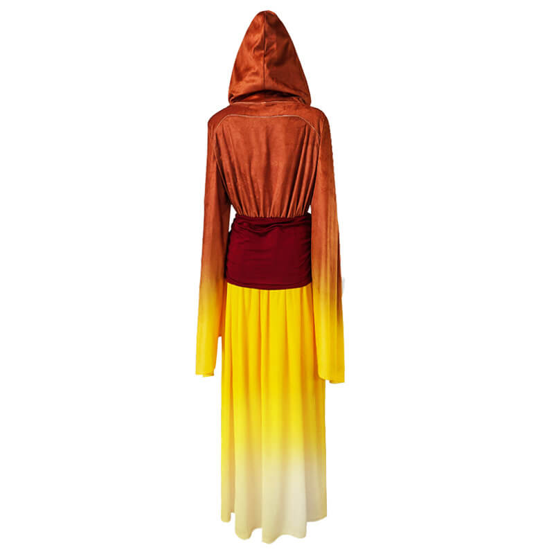 Padme Costume Flame Handmaiden Gown Princess Amidala Costume The Phantom Menace