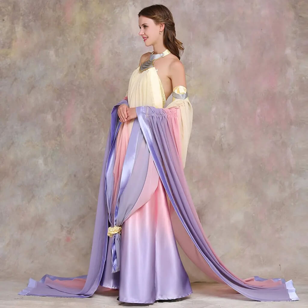 Queen Padme Costume Padme Amidala Villa Retreat Dress Women Carnival Theme party Cosplay Outfit