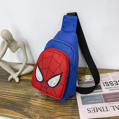 Kids Spiderman Shoulder Bag Canvas Sports Crossbody Bags
