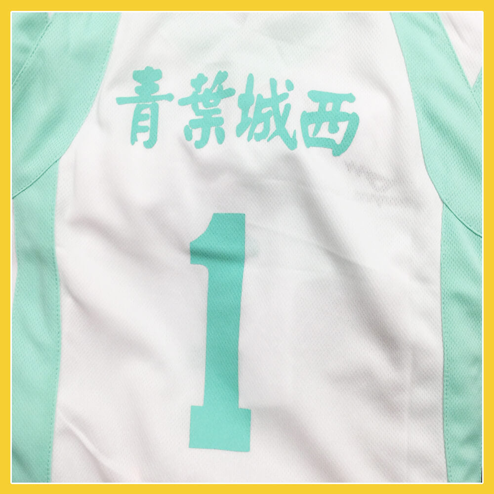 Sports Costumes Uniform Shiratorizawa High School Volleyball Shirt Shorts