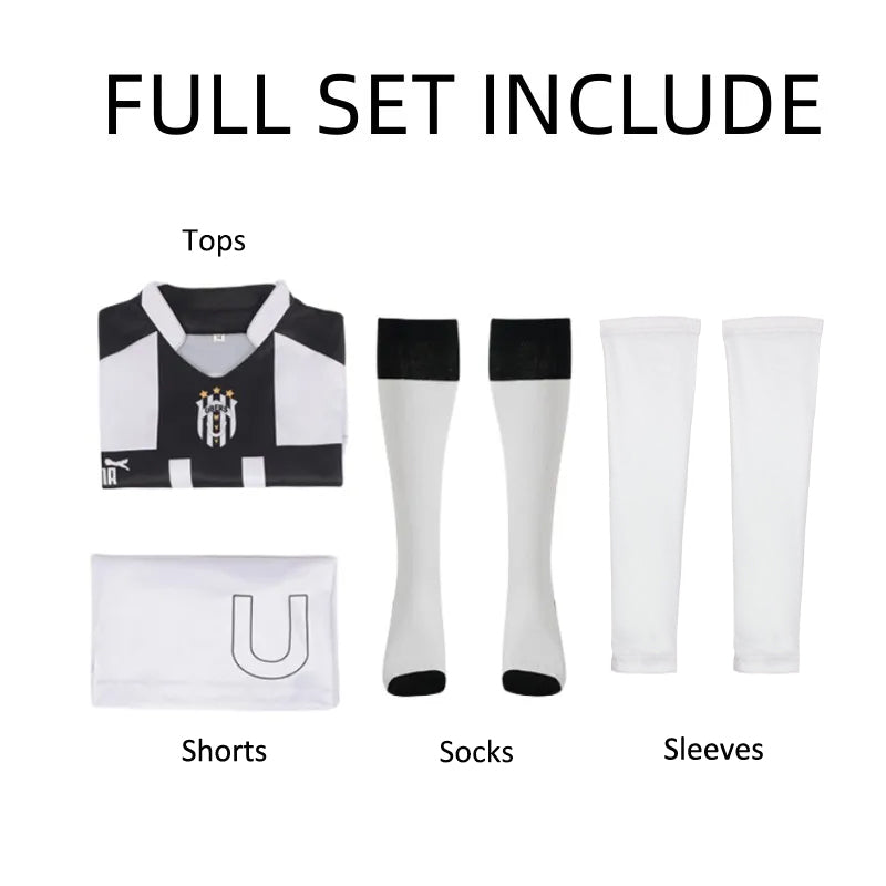 Shoei Baro No.13 White Jersey Unisex Adult Ubers Football Team Uniform