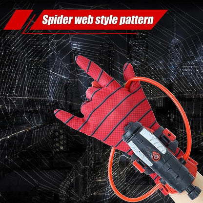 Spider Wrist Water Gun Kids Superhero Toys Launcher Gloves Web Shooter With Wrist Water Sprayer Set