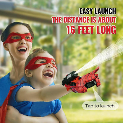 Spider Wrist Water Gun Kids Superhero Toys Launcher Gloves Web Shooter With Wrist Water Sprayer Set