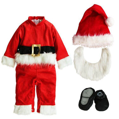 Toddler Christmas Costume Kids Santa's Little Elf Snowman Outfit Christmas Dress Up