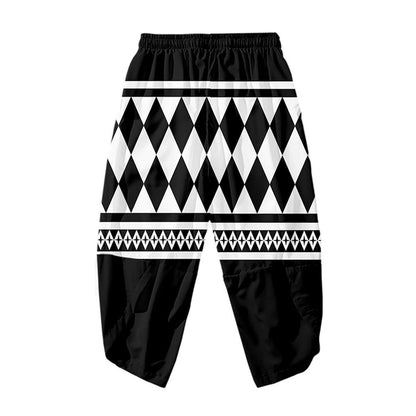 Ken Ryuguji Cosplay Ankle Pants Loose Casual Shorts Unisex Elastic Waist Pants