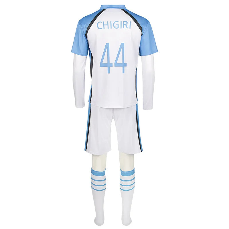 Unisex No.11 Nagi Seishiro Costume Manshine City Football Uniform Hyoma Chigiri Jersey