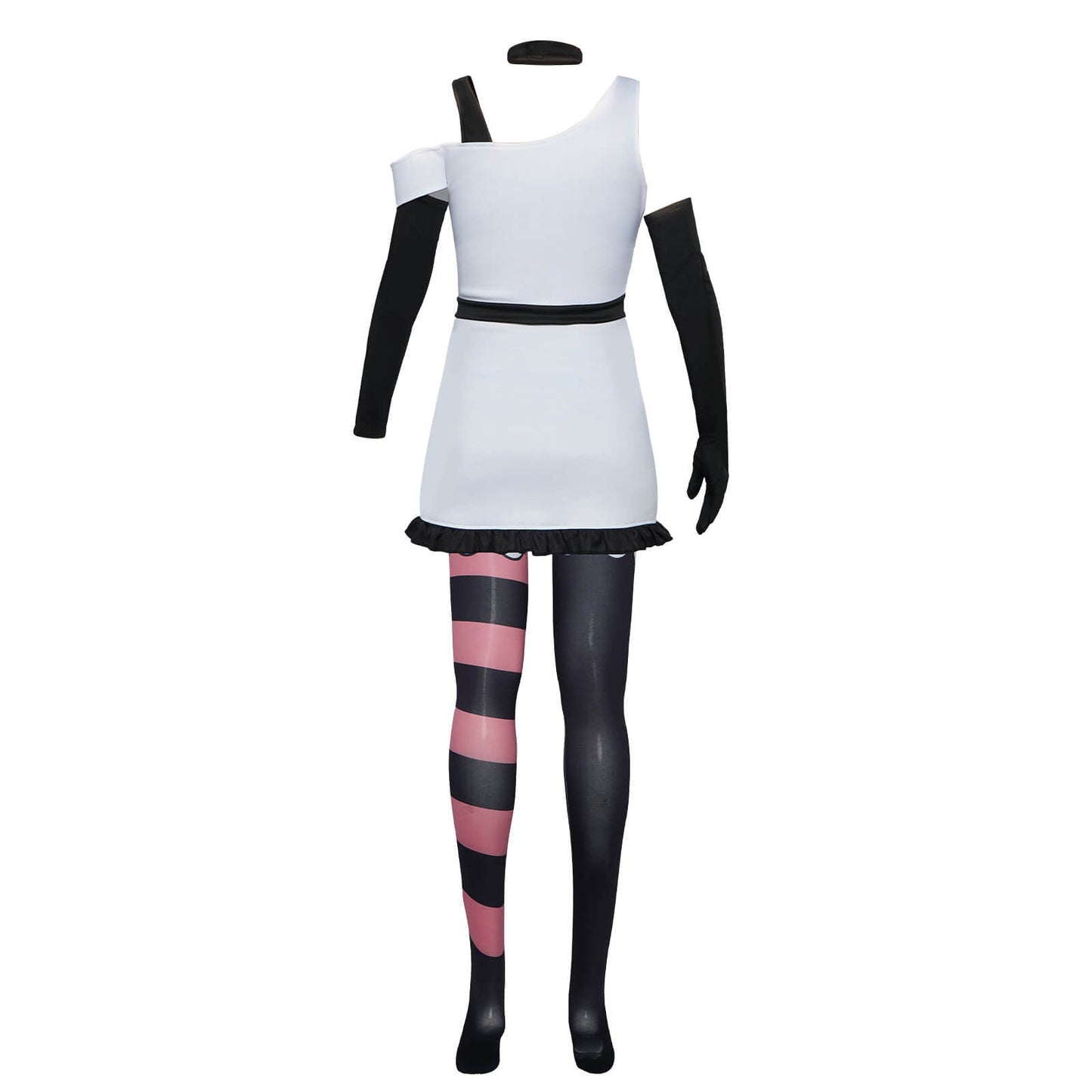 Vaggie Hazbin Hotel Costume Vaggie White Dress with Accessories