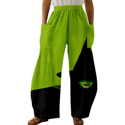 Women Elphaba Shirt Wicked The Good Witch Green Shirt and Pants Wicked Costume